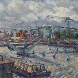 Dublin "Seán O' Casey Bridge" 40 x 30 cm